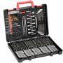 Drill and screwdriver bit set, 318 pieces, for metal, wood, cement