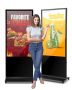 55-inch touch digital signage display, 4K UHD, for indoor use