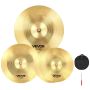 Drum set, 3 pieces, 355/400/505 mm, cymbals