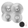Cymbal set, 4 pcs., alloy, 350-505 mm (14-20 inches)