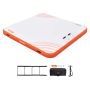 Inflatable Floating Dock Platform 7x7 Feet with Ladder