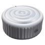 Round hot tub cover, 137 cm, white, insulated, weatherproof