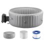 Inflatable outdoor spa tub, for 2-4 people, 1800x660 mm, gray, PVC, with filter and jets