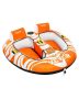 Two-person inflatable boat with 2 cockpits, 840D nylon cover