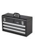 Metal Portable Tool Box with 3 Drawers, 20.5 Inch