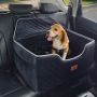 Dog car seat with sponge, black, for medium and large dogs