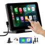 Wireless car stereo system with 7-inch HD screen and GPS