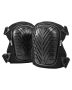 Gel knee protector set with adjustable straps and foam pad