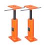2 pcs. adjustable floor jacks, 30.5-40.6 cm high