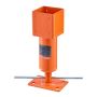 Screw Jack 4"x4", 13.2-18.7" Height, 24700 lbs. Lifting Capacity, Adjustable Support Post