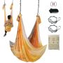 Yoga Hammock and Swing, 5.5 Yards, Nylon, Gold Color, Set
