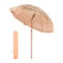 Tiki Straw Patio Umbrella 6.5 Feet with Tilt, Metal Ribs