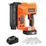 Cordless brad nailer, 18 gauge, 20 V, with 500 nails