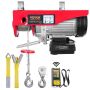 Electric steel wire hoist 249.5 kg, 220 V with remote control