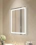 LED bathroom mirror 50x70 cm with front and back lighting