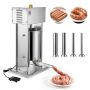 Electric vertical 12 L sausage stuffer, stainless steel