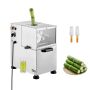 Commercial electric sugarcane juicer, 800 W, 300 kg/h, stainless steel