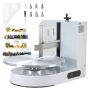 Cake decorating machine with rotating tray, white, 4-16 inches
