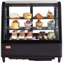 Refrigerated display-type cake refrigerator, 100 L, LED lighting, rapid cooling system