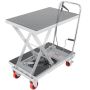 Hydraulic Scissor Lift Table Cart, 500 lbs, 28.5 inches, Gray