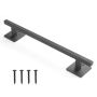 Barn door handle, 320 mm, carbon steel, rust-resistant