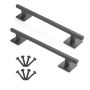 Barn door and fence gate handle, carbon steel, 320 mm, 2 pcs.