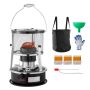 9000 BTU Portable Kerosene Heater and Stove, Black, Adjustable Height