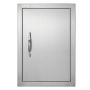 Grill single stainless steel recessed door 355x508 mm