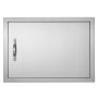 Grill stainless steel single recessed door 610x432 mm