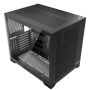Gaming PC case, mid-tower, tempered glass panels, magnetic filter