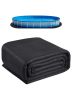 Oval Thick Pool Mat 15x30 Feet for Above Ground Pools, Recycled Geotextile