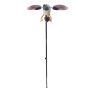 Floating plastic duck hunting decoy, teal