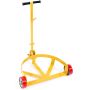 Drum trolley, 208.2 L, 544.3 kg, steel, round, low profile, 3 wheels