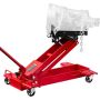 Low profile 1 ton floor jack, telescopic, 18.5-70 inches, 360° wheels