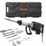 Powerful 2800 W electric pneumatic demolition hammer with 3 chisels and accessories