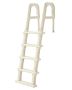 Pool ladder, 5 steps, 75° inclined, sturdy, non-slip, 122–137 cm