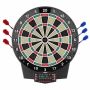 Electronic dartboard, 391 mm, 43 games, 8 players, LCD display