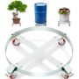 Heavy duty drum trolley, 208 L, 454 kg, steel, 4 wheels