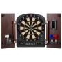 Dartboard with cabinet and electronic score counter, set
