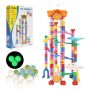 Marble Run Set with Motorized Elevator, 230 pcs. STEM toy for children ages 3 and up.