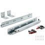 6 pairs of 381 mm steel drawer runners with locking mechanism