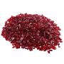 Fireplace glass and high temperature resistant red stones, 19 mm