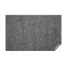 Non-slip mat pad, 5'x8', 6 mm, gray, polyester felt + latex