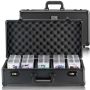 Card box with lock, 5 compartments, foam, up to 999 cards