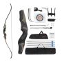 Recurve Wooden Bow and Arrow Set, 60 Inch, 30 Pounds, Ergonomic