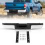 Chrome steel rear bumper with step ford F250/F350 2008–2016