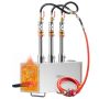 Portable Propane Forge, 3 Burners, Stainless Steel, 2600℉