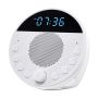 6in1 sound machine with sleep sounds, night light and alarm clocks