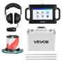 Water pipe leak detector with LCD display and accessories
