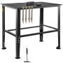 Welding table, 91x61 cm, sturdy, with non-slip feet